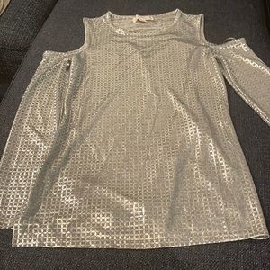 Cold shoulder long sleeve top by Michael Kors